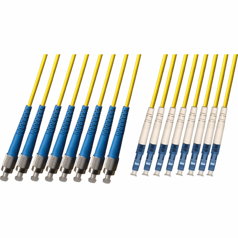 FC/LC 8 Strand Fiber Optic Cable (9/125) Singlemode 100M