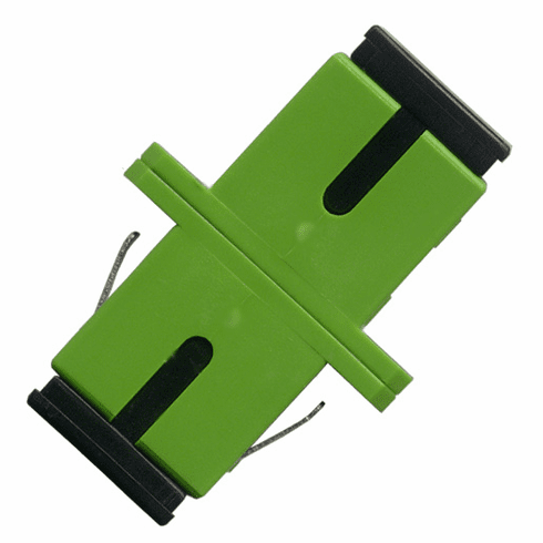 Fiber Optic Adapter SC to SC APC Singlemode Simplex