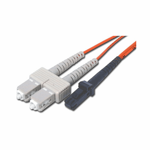 Fiber Optic Patch Cable SC/MTRJ, Duplex, 1m