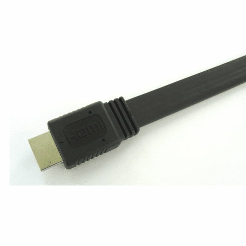 Flat HDMI to HDMI, Gold Plated Cable  2 Meter (7FT)