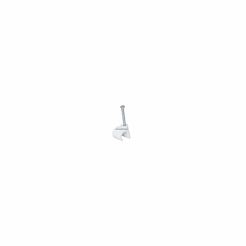 Hook cable clips with steel nail, 10mm, 100pcs/Pack