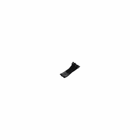 Hook & Loop Fastening Cable Ties 6inch, 10pcs/Pack - Black