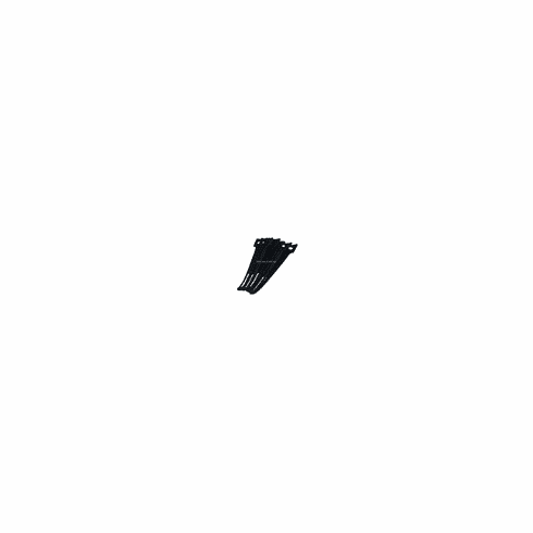 Hook & Loop Fastening Cable Ties 6inch, 50pcs/Pack - Black
