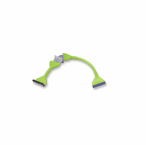 IDE ATA100/133 Round Cable 3 conn, 24in green (337977)