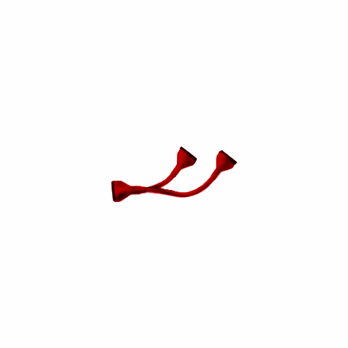 IDE ATA100 Round Cable 3 conn, 36in red (338042)