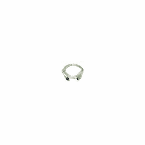 IEEE-1394 FireWire iLink DV Cable 6P-4P M/M - 6 ft (CLEAR)