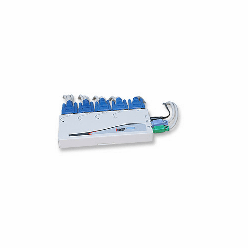 iView KVM Switch 4 Port, Compact w/cables