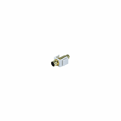 Keystone Jack - S-Video Mini 4Pin M/F (White)