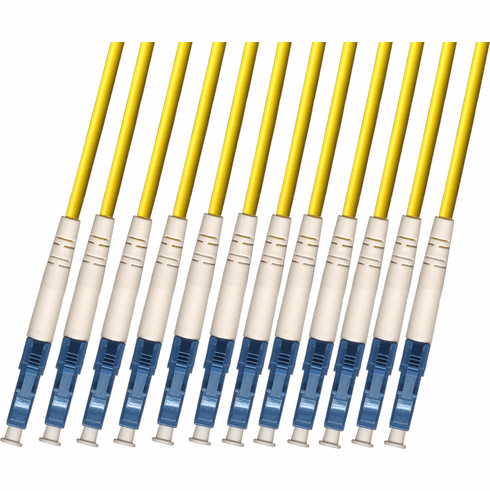 LC/LC 12 Strand Fiber Optic Cable (9/125) Singlemode 100M