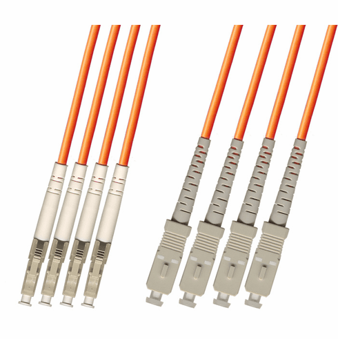 LC/SC 4 Strand Fiber Optic Cable (50/125) Multimode 100M