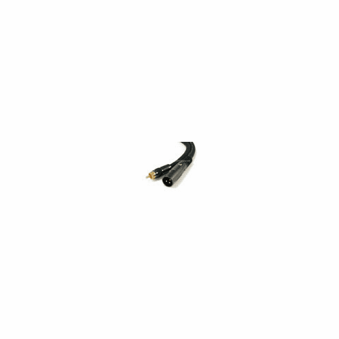 Premier Series XLR Male to RCA Male 16AWG Cable - Gold Plated - 35ft