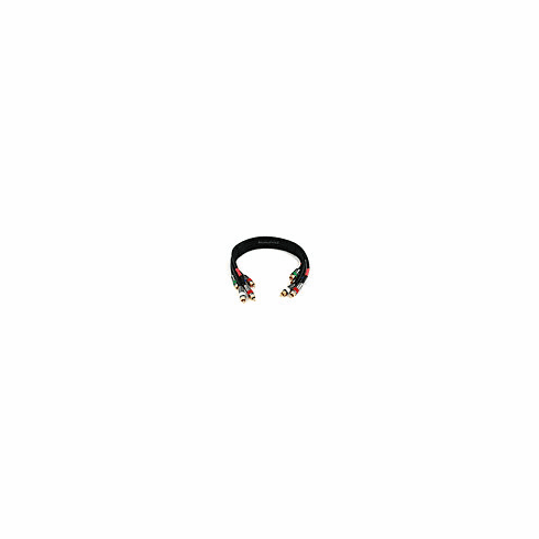 PREMIUM 1.5FT 5-RCA Component Video/Audio Coaxial RG-6 18AWG 75Ohm CL2 Rated Cable