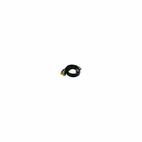 PREMIUM 1FT 3-RCA Component Video Coaxial RG-6 18AWG 75Ohm Cable