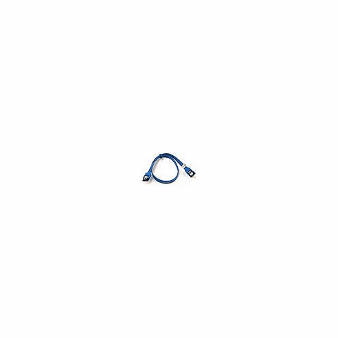SATA2 Cables w/Locking Latch / Blue - 18 Inches