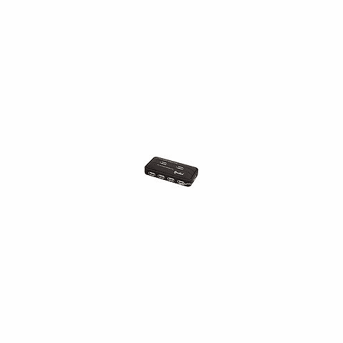 T7Hub USB 2.0 7-Port Hub In Silber – Mit Netzteil Für Volle Stromversorgung An Allen Ports