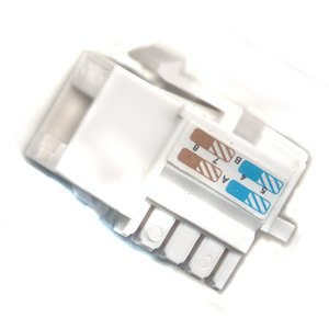 Ultra Spec Cables Cat6 Keystone Jack White - Pack of 5