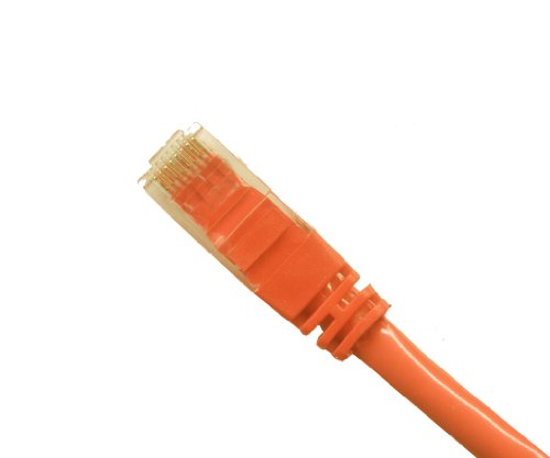 RiteAV - 8FT ( 2.4M ) RJ45/M to RJ45/M Cat6 Ethernet Crossover Cable - Orange