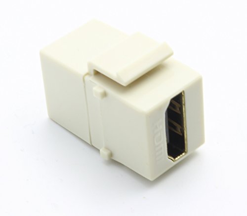RiteAV HDMI 2.0 Ivory Keystone Adapter Coupler Female to Female