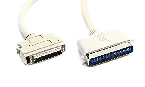 RiteAV 3ft HPDB50 to Centronics CN50 SCSI Male to Male Cable Beige