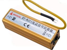 RiteAV - RJ11/RJ12 Outdoor Telephone / Modem Surge Protector (Shielded) for Thunder & Lightning Protection