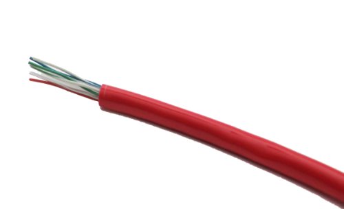 RiteAV 250FT ( 76.2M ) Bulk Raw CAT5e Ethernet Cable (No Ends) - Red