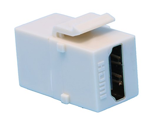 RiteAV HDMI 2.0 Keystone Jack Coupler Light Almond Female/Female