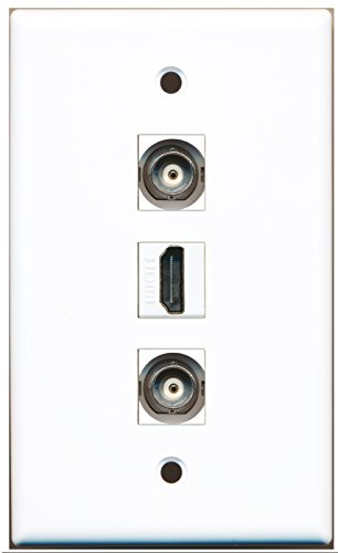 RiteAV - 1 Port HDMI 2 Port BNC Wall Plate