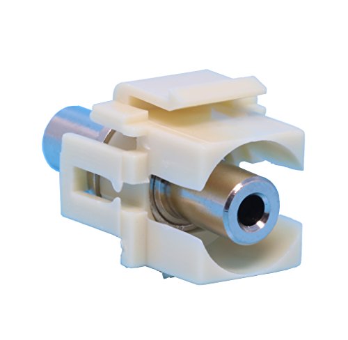 RiteAV 3.5mm Keystone Jack Female to Female - Ivory