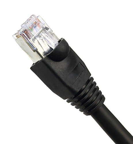 RiteAV - 125FT CAT5E Direct Burial Outdoor UTP (Dry Gel Tape) Solid Copper RJ45 24AWG
