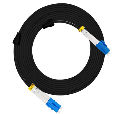 Ultra Spec Cables LC to LC Outdoor Armored Duplex 9/125 Singlemode Fiber Optic Cable Jumper Patch Cord