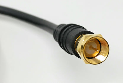 RiteAV 50 feet RG6 Coax Satellite / CATV Cable - Screw On F-Type Connector Cable